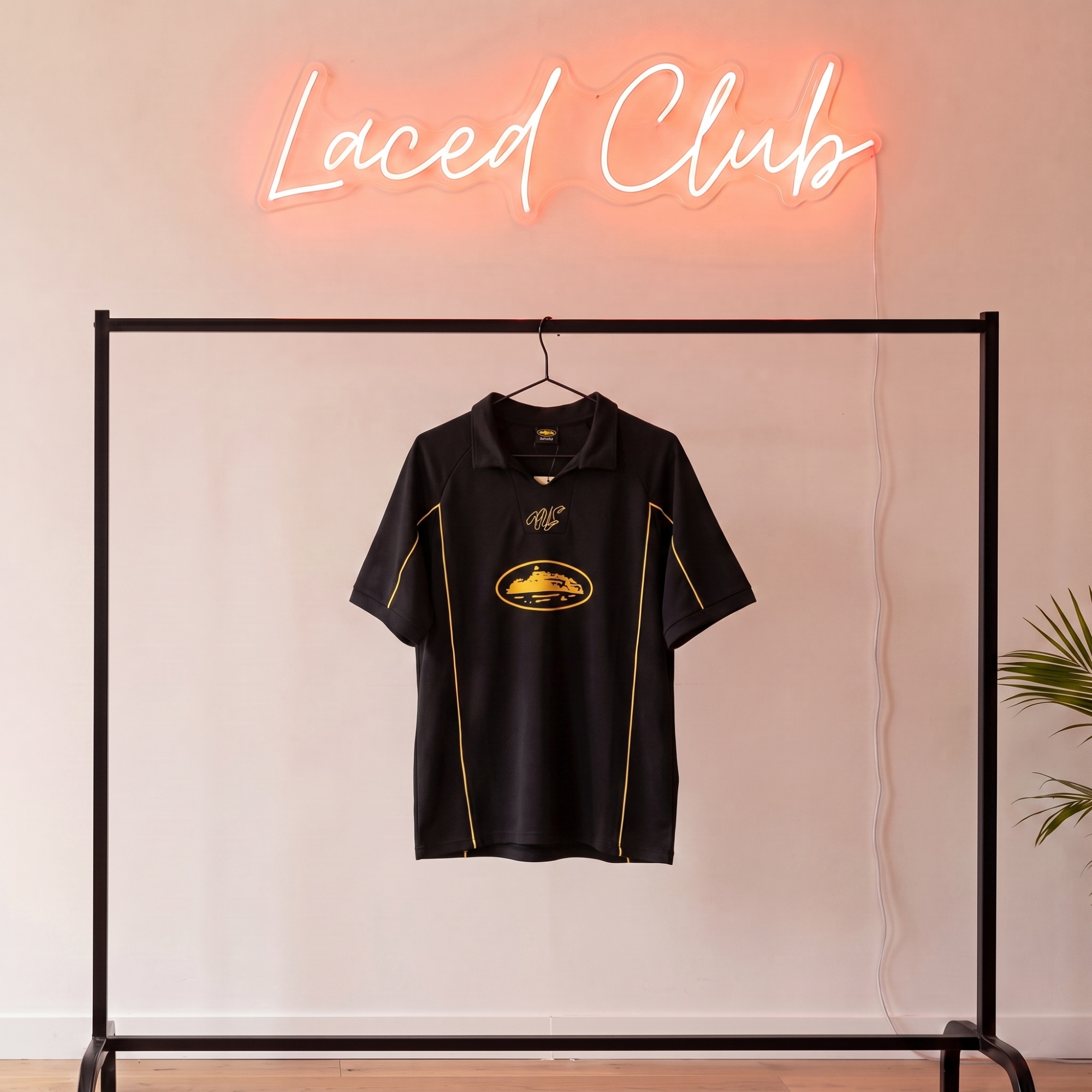 Corteiz Jersey Classic — Black / Gold
